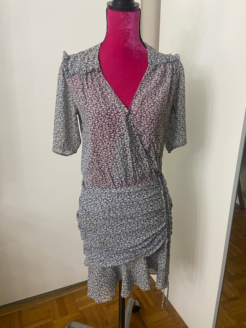 Veronica Beard silk floral dress 8